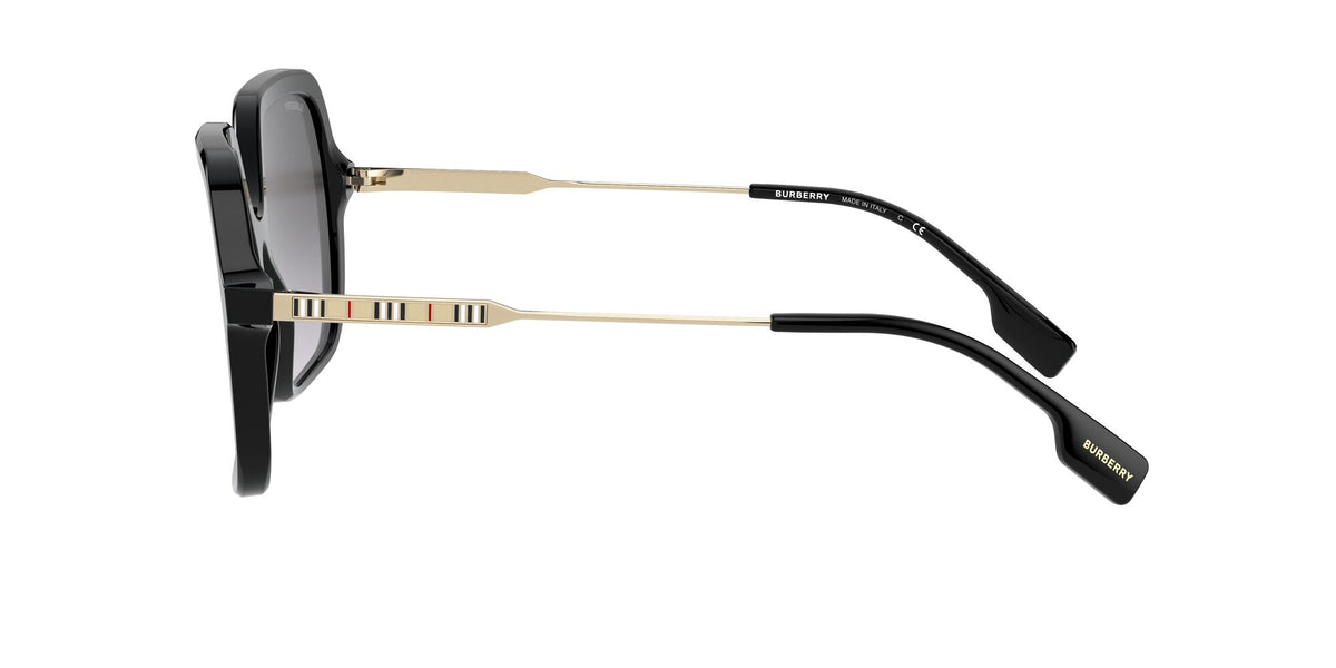 Burberry BE 4324 Black / Grey Gradient 59 / Plastic / Metal