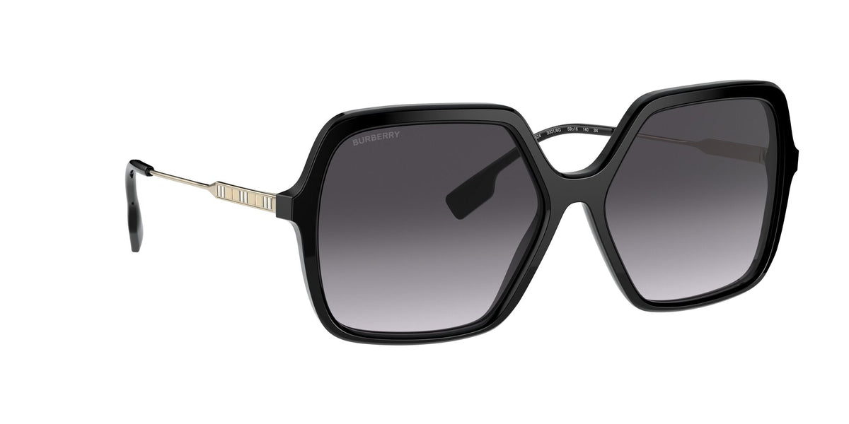 Burberry BE 4324 Black / Grey Gradient 59 / Plastic / Metal