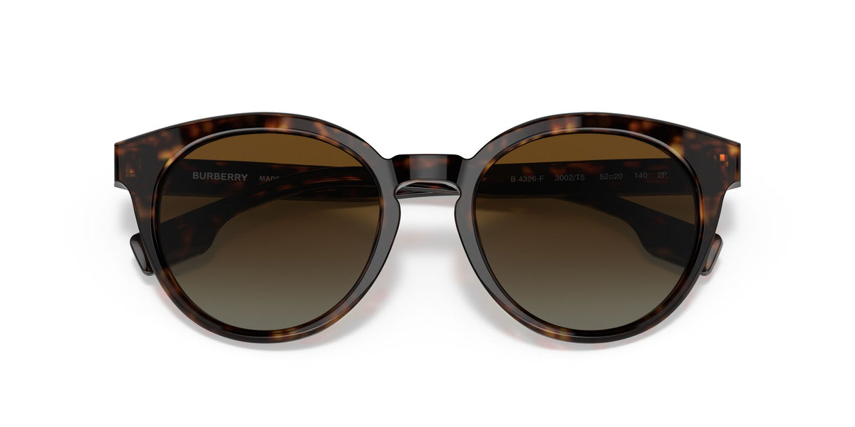 Burberry BE 4326F Dark Havana 
Polar Brown Gradient 55 
Plastic 
Plastic