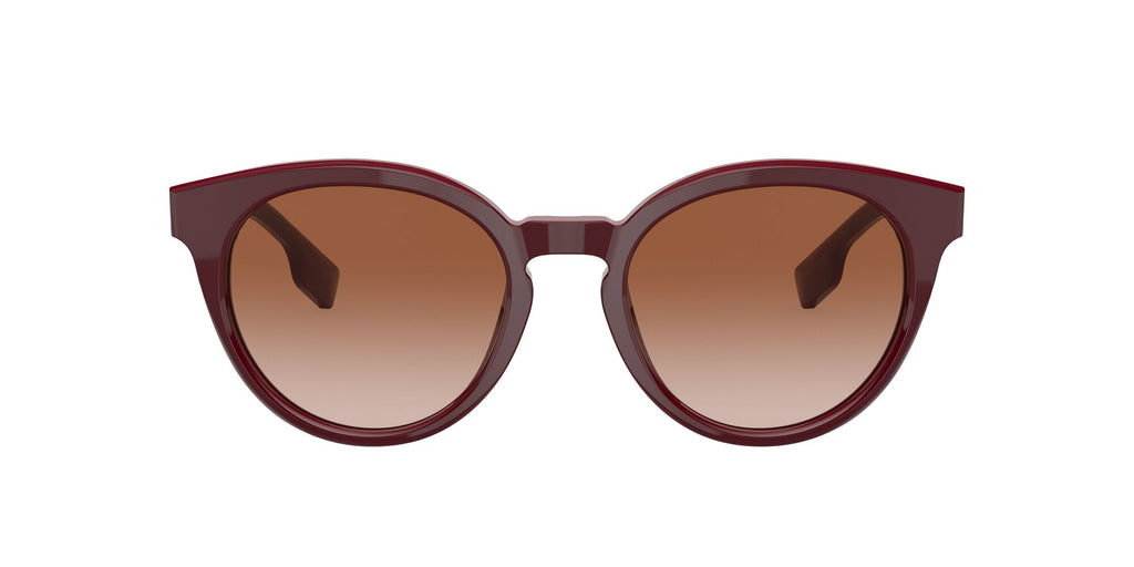 Burberry BE 4326F Bordeaux / Gradient Brown 55 / Plastic / Plastic