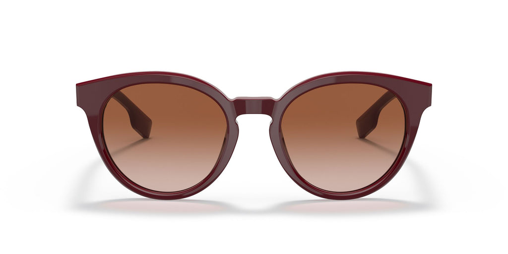 Burberry BE 4326F Bordeaux / Gradient Brown 55 / Plastic / Plastic