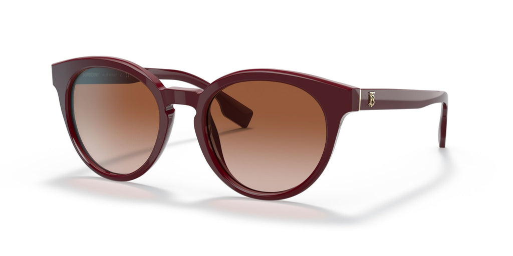 Burberry BE 4326F Bordeaux / Gradient Brown 55 / Plastic / Plastic