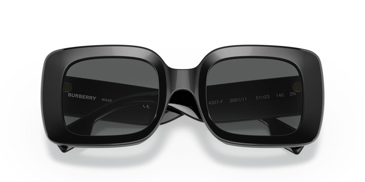 Burberry BE 4327F Black / Grey Gradient 53 / Plastic / Plastic