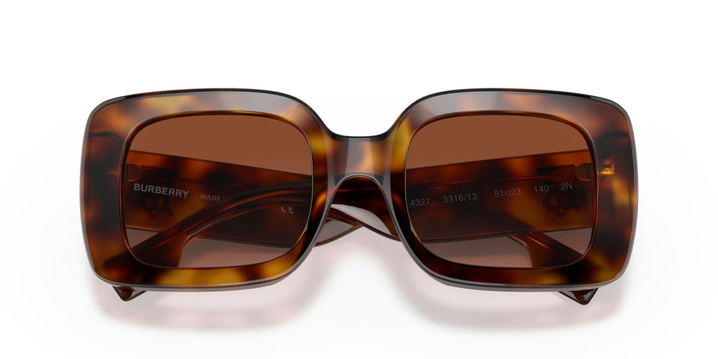 Burberry BE 4327 Light Havana / Brown Gradient 51 / Plastic / Plastic