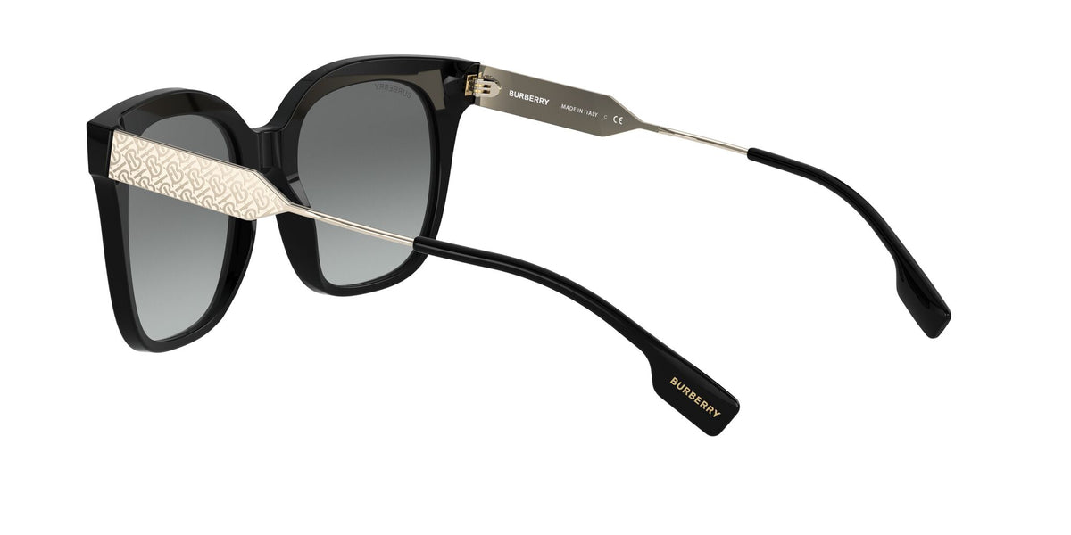 Burberry BE 4328 Black / Grey Gradient 52 / Plastic / Metal