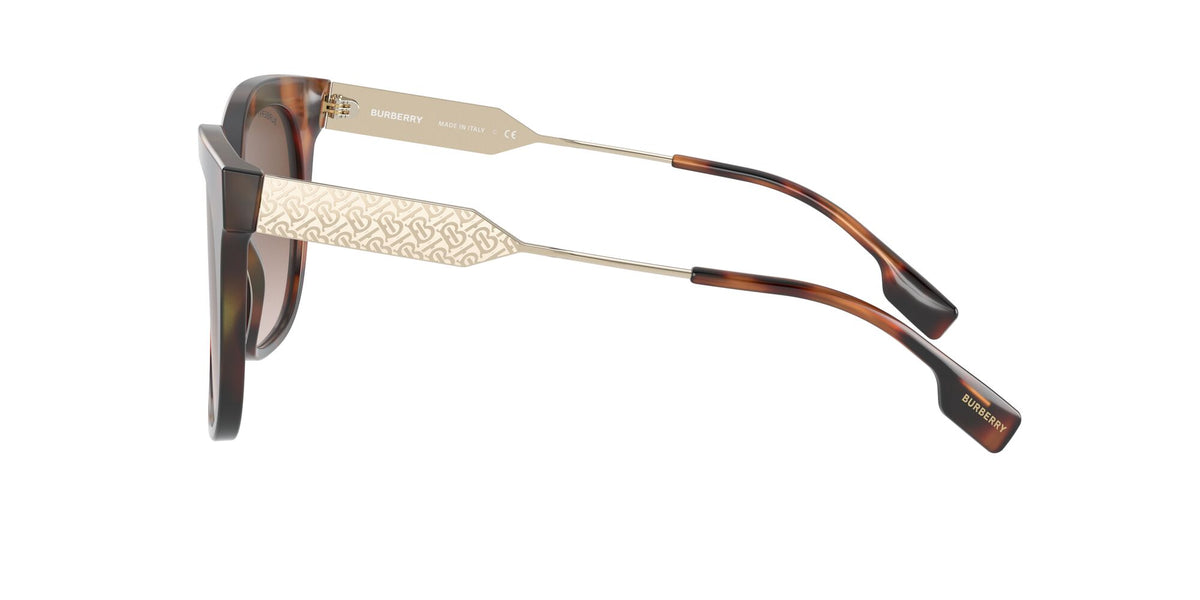Burberry BE 4328 Dark Havana / Brown Gradient 52 / Plastic / Metal