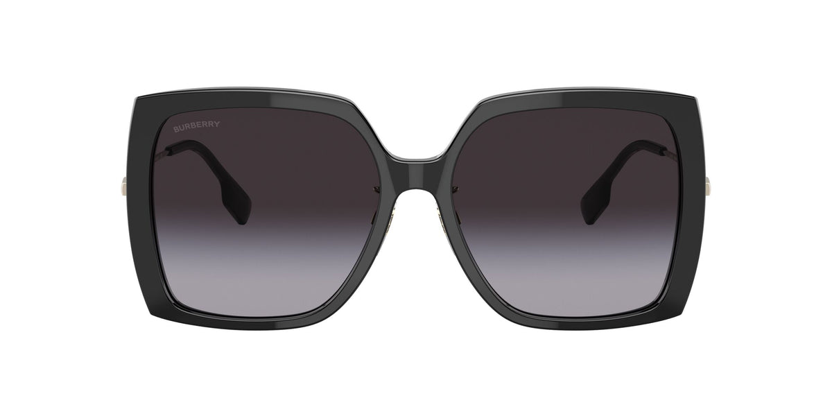 Burberry BE 4332F Black / Grey Gradient 57 / Plastic / Metal