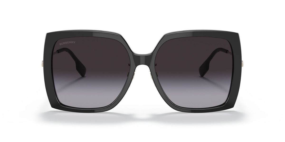 Burberry BE 4332F Black / Grey Gradient 57 / Plastic / Metal