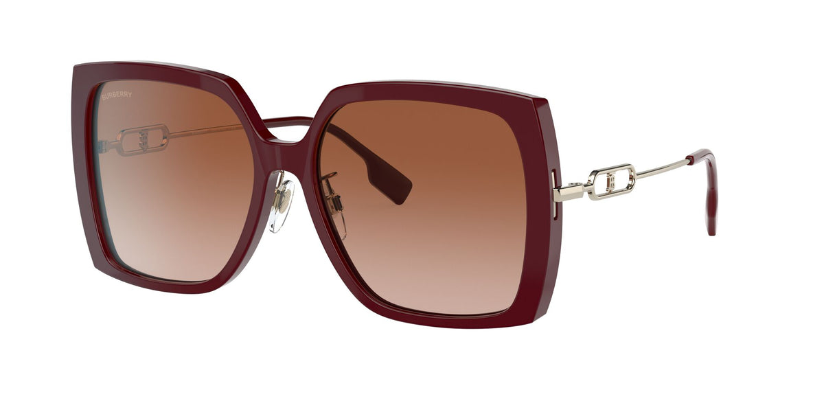 Burberry BE 4332F Bordeaux / Brown Gradient 57 / Plastic / Metal