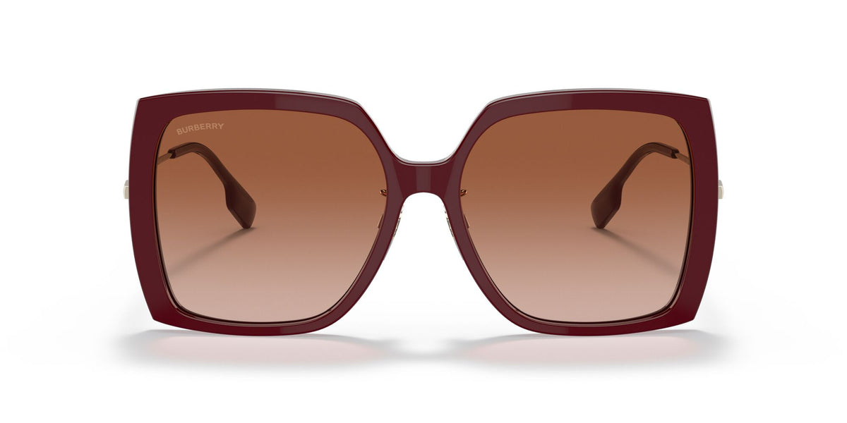 Burberry BE 4332F Bordeaux / Brown Gradient 57 / Plastic / Metal