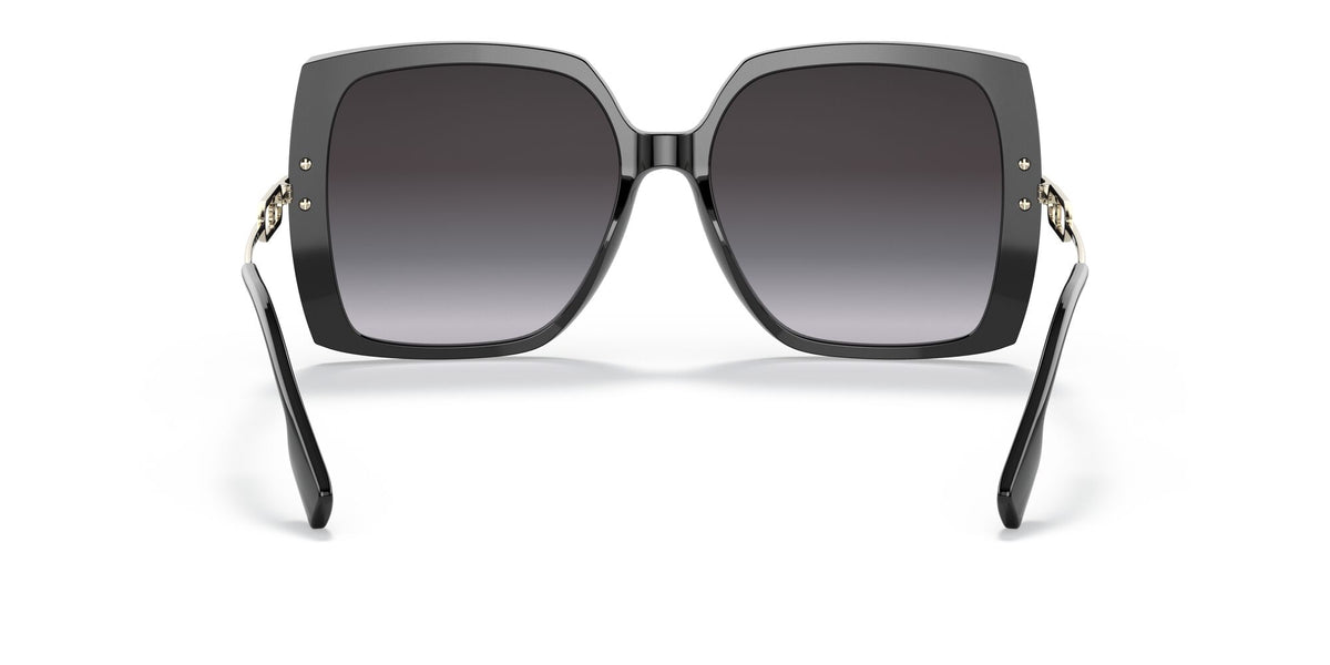 Burberry BE 4332 Black / Grey Gradient 57 / Plastic / Metal
