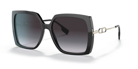 Burberry BE 4332 Black / Grey Gradient 57 / Plastic / Metal