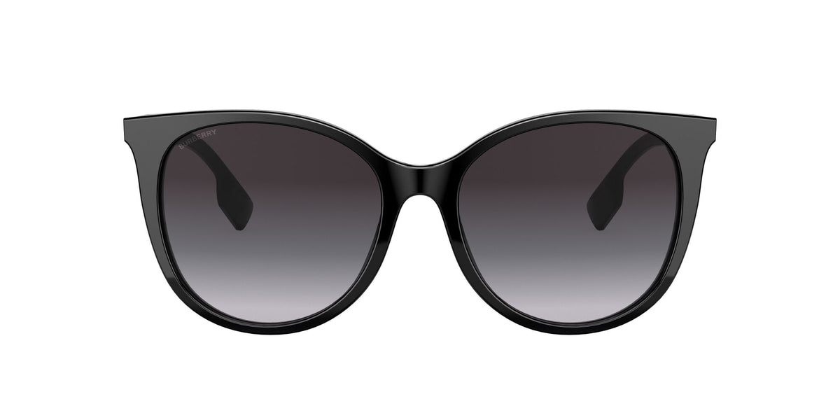 Burberry BE 4333 Black / Grey Gradient 55 / Plastic / Metal