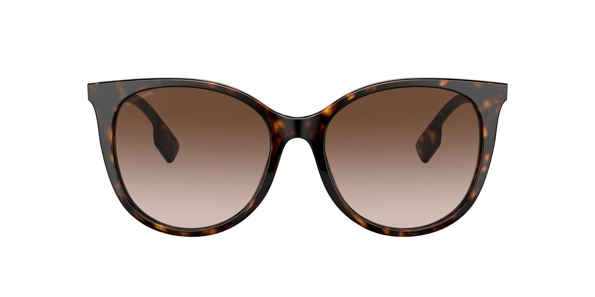 Burberry BE 4333 Dark Havana / Brown Gradient 55 / Plastic / Metal