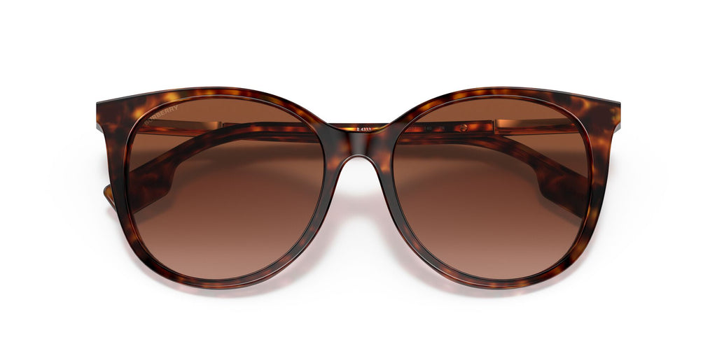 Burberry BE 4333 Light Havana / Brown Gradient 55 / Plastic / Metal