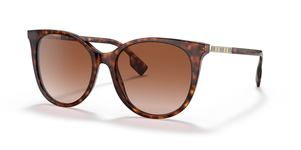 Burberry BE 4333 Light Havana / Brown Gradient 55 / Plastic / Metal