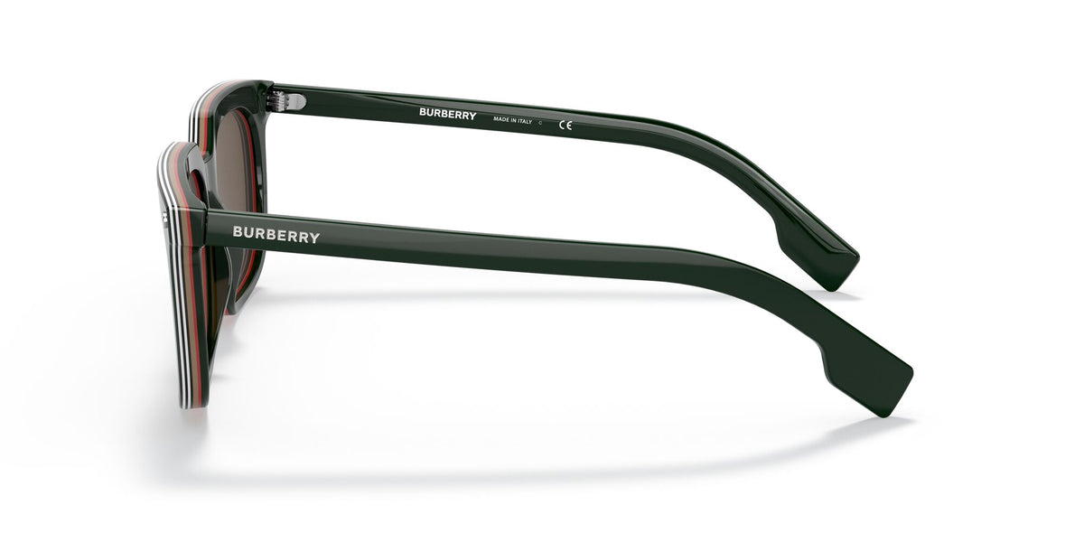 Burberry BE 4337 Green / Dark Brown 56 / Plastic / Plastic