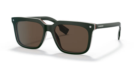 Burberry BE 4337 Green / Dark Brown 56 / Plastic / Plastic