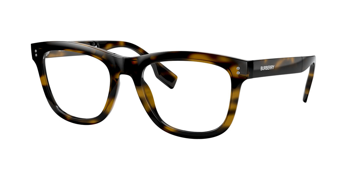 Burberry BE 4341 Dark Havana / Clear Blue Light Filter 55 / Plastic / Plastic