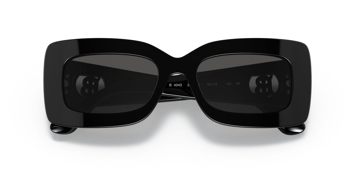 Burberry BE 4343 Black / Dark Grey 52 / Plastic / Plastic
