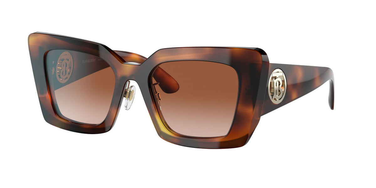 Burberry BE 4344F Light Havana / Gradient Brown 53 / Plastic / Plastic