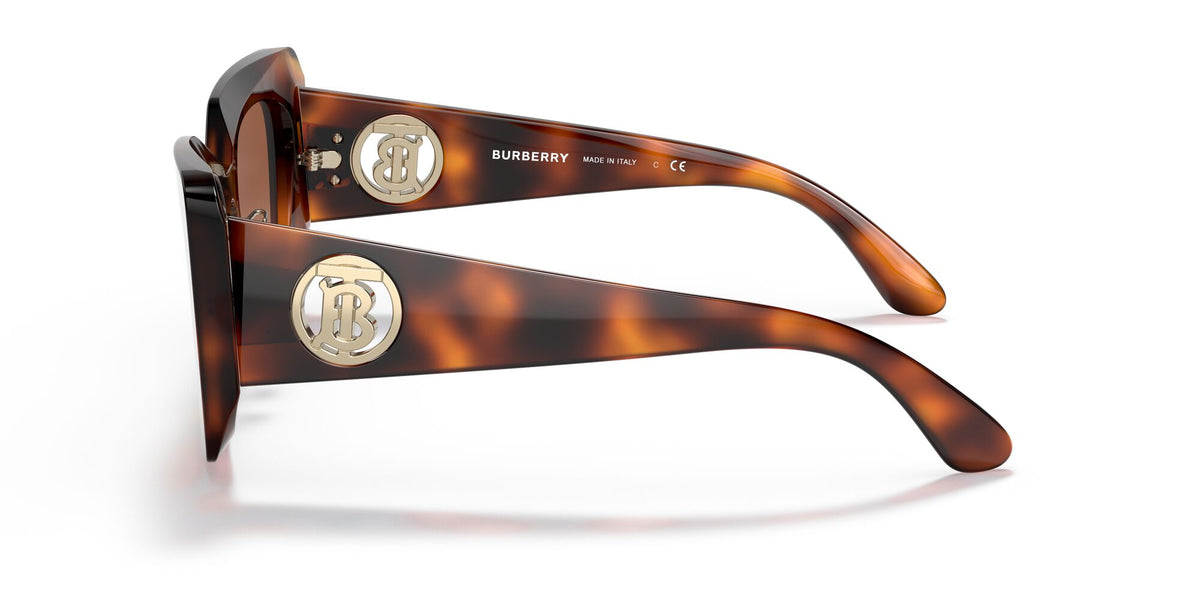 Burberry BE 4344F Light Havana / Gradient Brown 53 / Plastic / Plastic