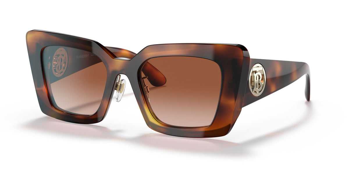 Burberry BE 4344F Light Havana / Gradient Brown 53 / Plastic / Plastic