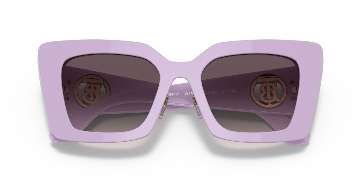 Burberry BE 4344F Lilac / Gradient Grey 53 / Plastic / Plastic