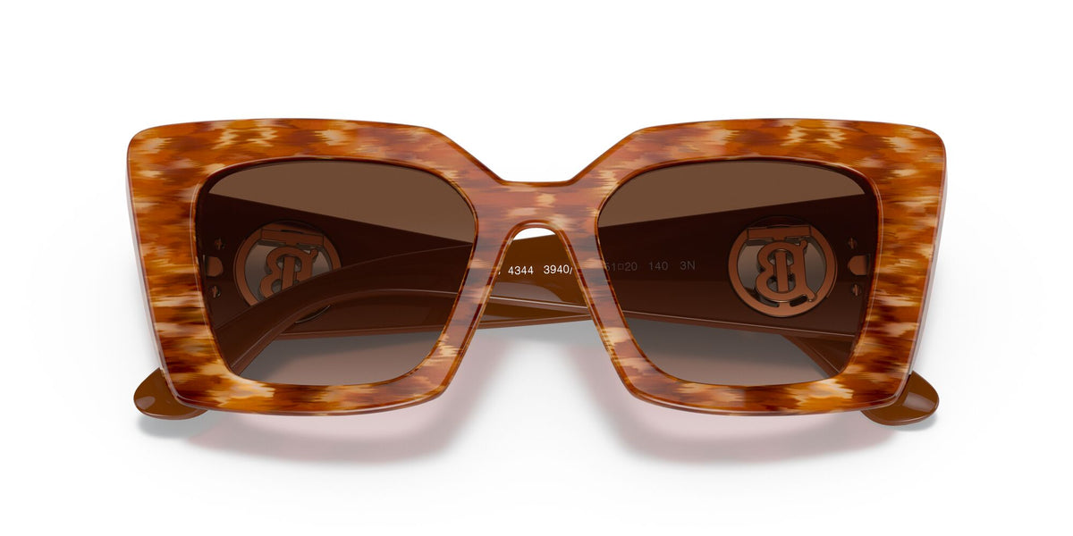 Burberry BE 4344 Spotted Brown / Gradient Brown 51 / Plastic / Plastic