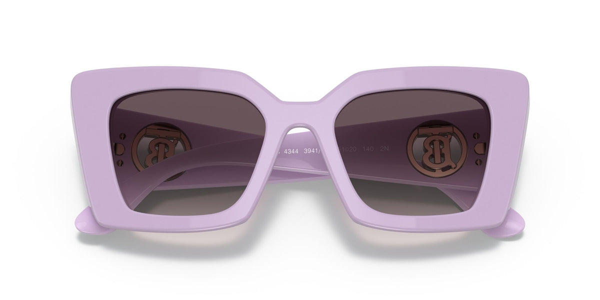 Burberry BE 4344 Lilac / Gradient Grey 51 / Plastic / Plastic