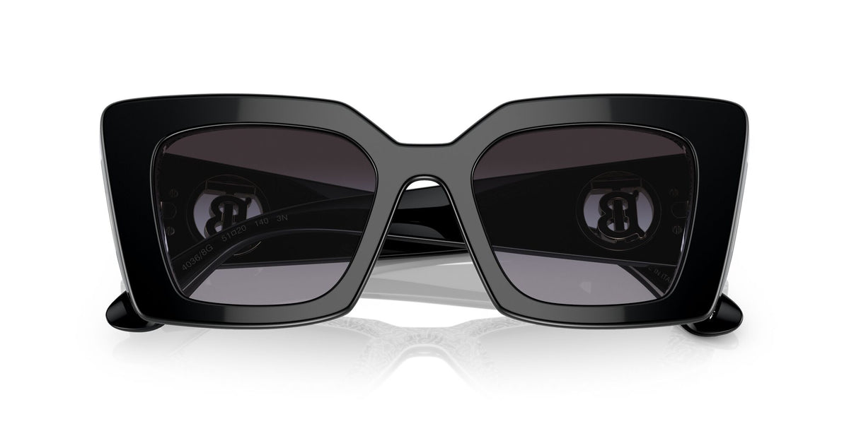 Burberry Daisy 0BE4344 40368G 51 Black/Print Tb/Crystal / Grey Gradient 51 / Plastic / Plastic