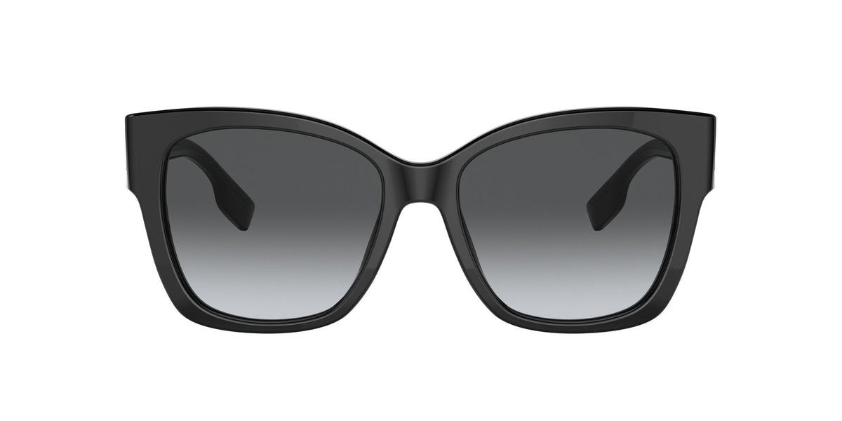 Burberry BE 4345F Black 
Grey Gradient Polar 56 
Plastic 
Plastic