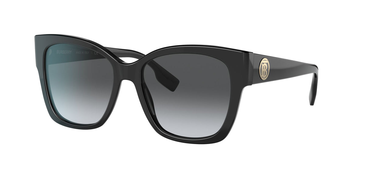 Burberry BE 4345F Black 
Grey Gradient Polar 56 
Plastic 
Plastic