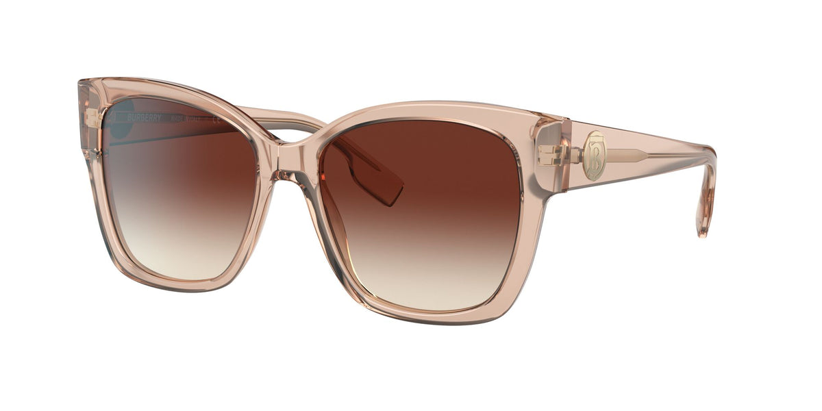Burberry BE 4345F Peach / Brown Gradient 56 / Plastic / Plastic