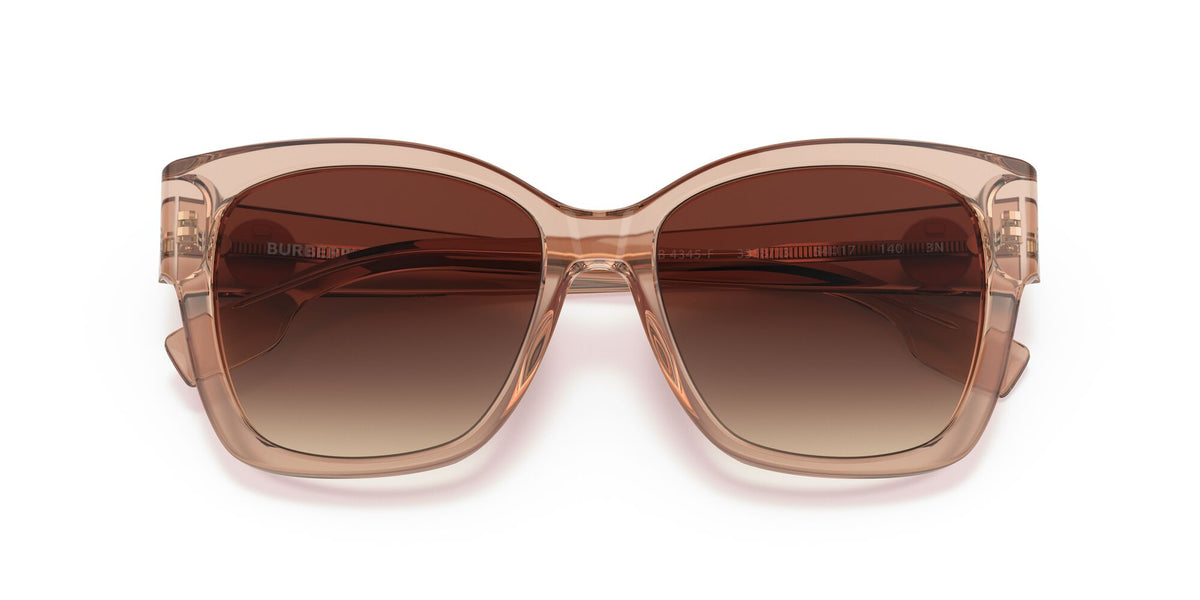 Burberry BE 4345F Peach / Brown Gradient 56 / Plastic / Plastic