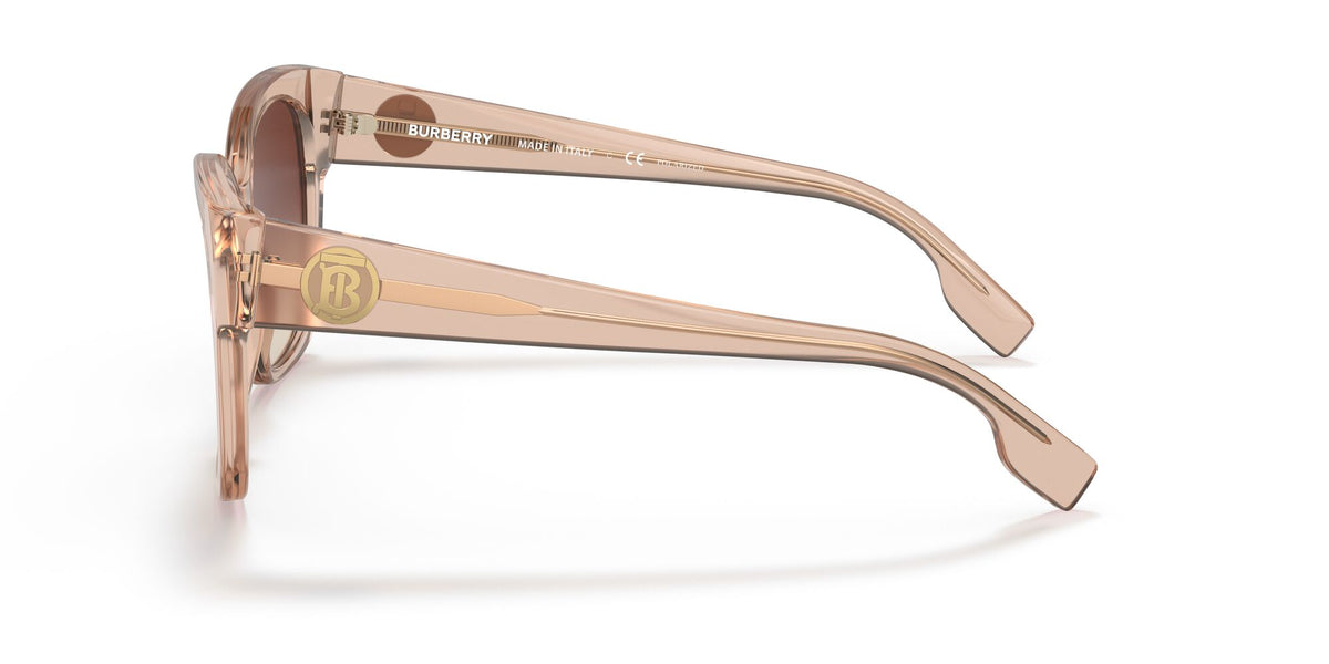 Burberry BE 4345F Peach / Brown Gradient 56 / Plastic / Plastic
