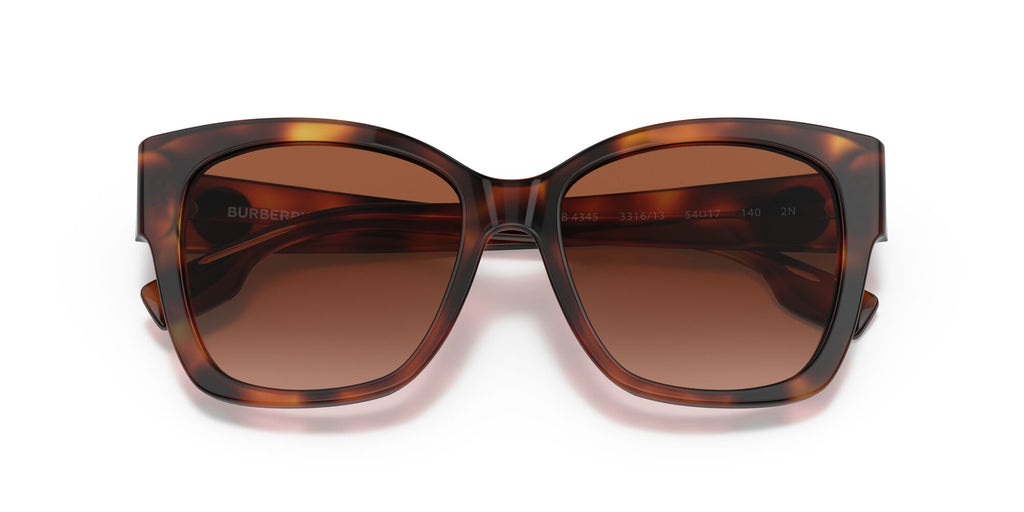 Burberry BE 4345 Light Havana / Brown Gradient 54 / Plastic / Plastic