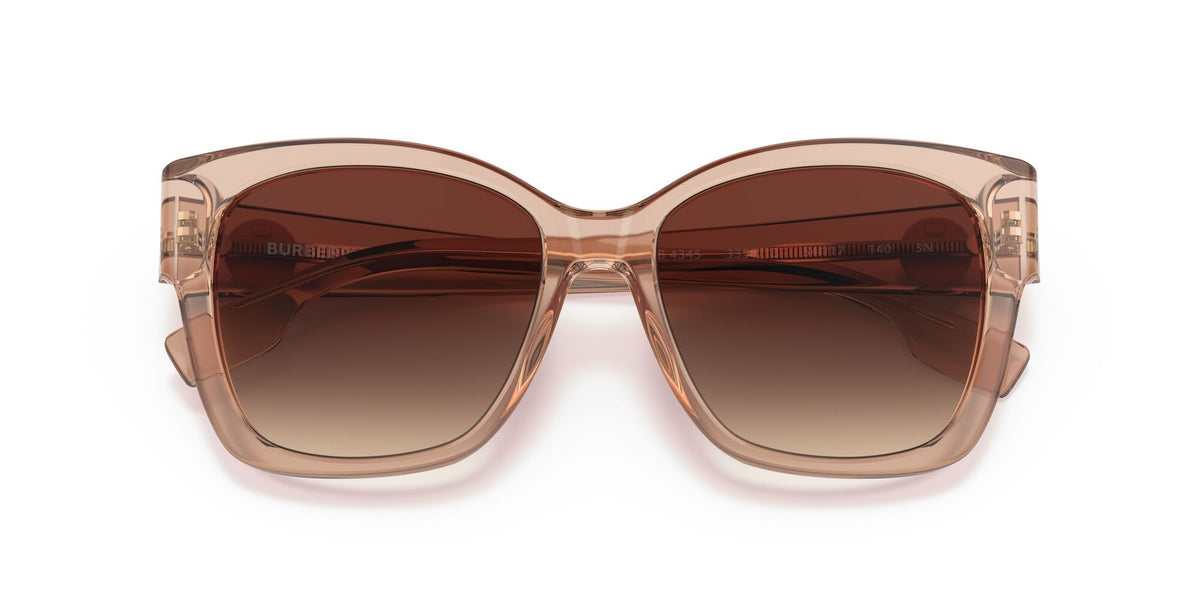 Burberry BE 4345 Peach / Brown Gradient 54 / Plastic / Plastic
