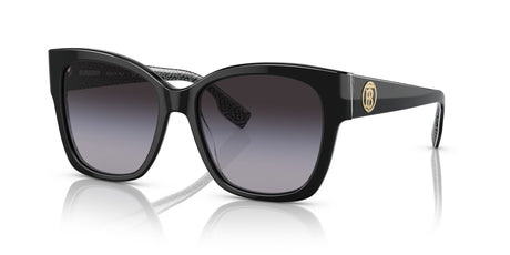 Burberry BE 4345 Black/Print Tb/Crystal / Grey Gradient 54 / Plastic / Plastic