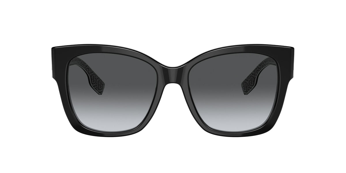 BE 4345 Burberry Ruth Black/Print Tb/Crystal 
Polar Grey Gradient 54 54 
Cr39 
Acetate 
Acetate