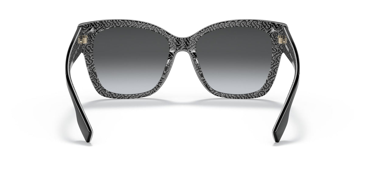 BE 4345 Burberry Ruth Black/Print Tb/Crystal 
Polar Grey Gradient 54 54 
Cr39 
Acetate 
Acetate