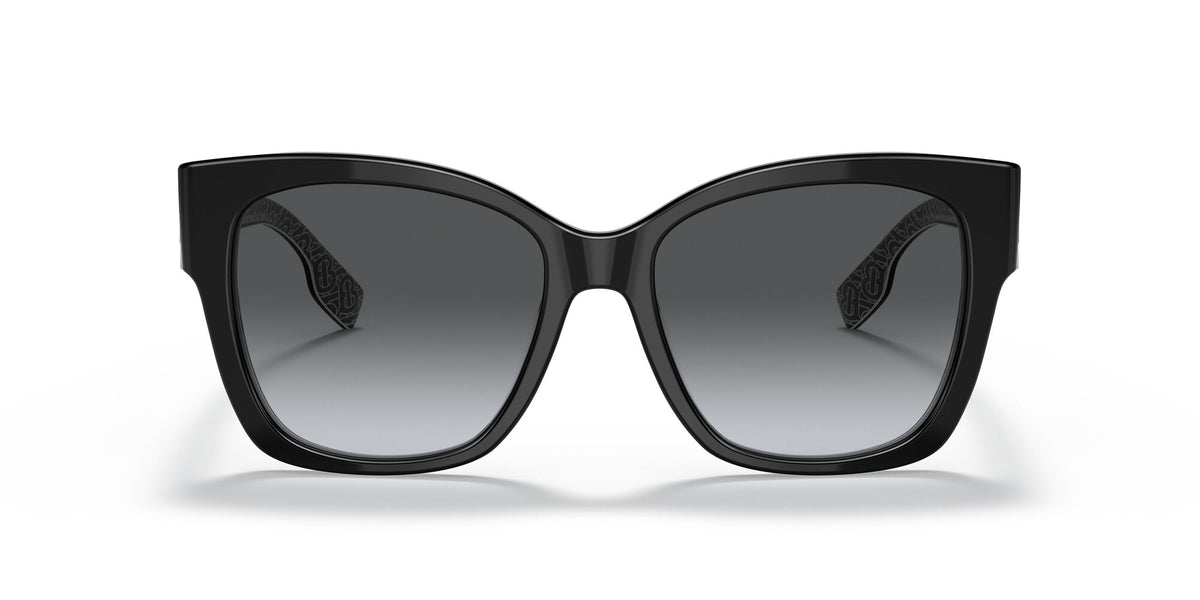 BE 4345 Burberry Ruth Black/Print Tb/Crystal 
Polar Grey Gradient 54 54 
Cr39 
Acetate 
Acetate