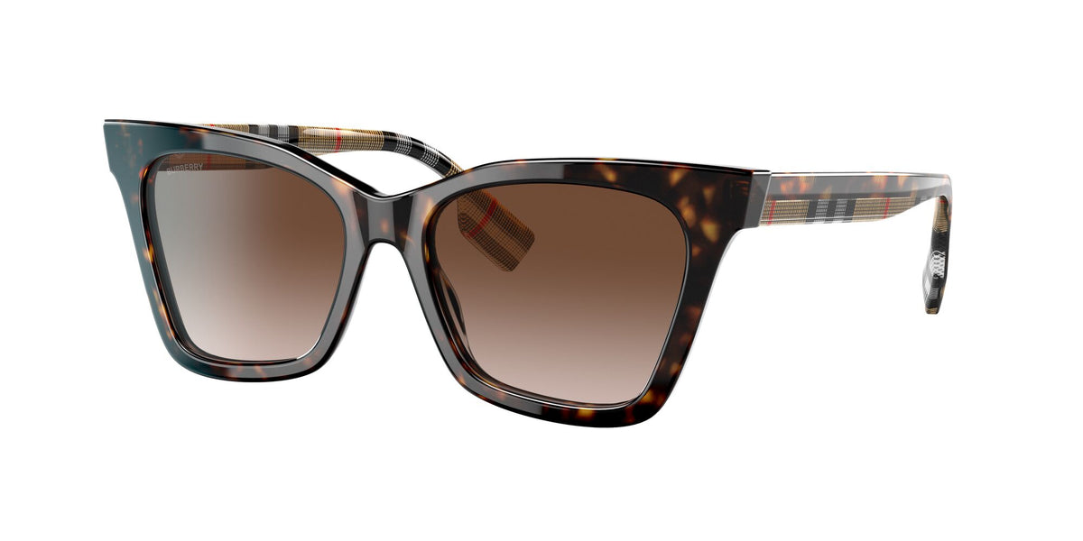 Burberry BE 4346 Dark Havana / Brown Gradient 53 / Plastic / Plastic