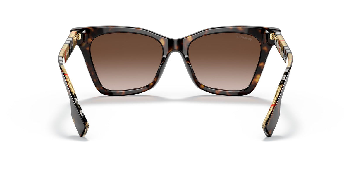 Burberry BE 4346 Dark Havana / Brown Gradient 53 / Plastic / Plastic