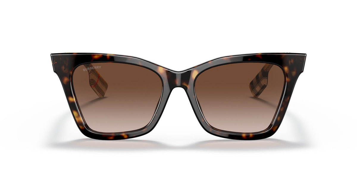 Burberry BE 4346 Dark Havana / Brown Gradient 53 / Plastic / Plastic