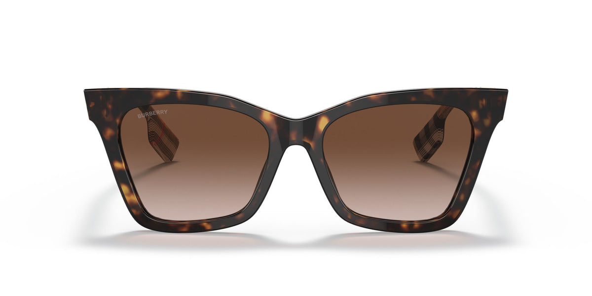 Burberry BE 4346 Dark Havana / Brown Gradient 53 / Plastic / Plastic