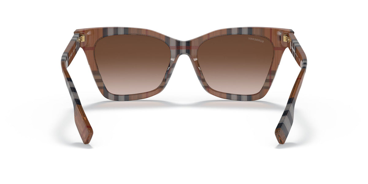 BE 4346 Burberry Elsa Check Brown / Gradient Brown 53 53 / Polyamide Bio / Acetate / Acetate
