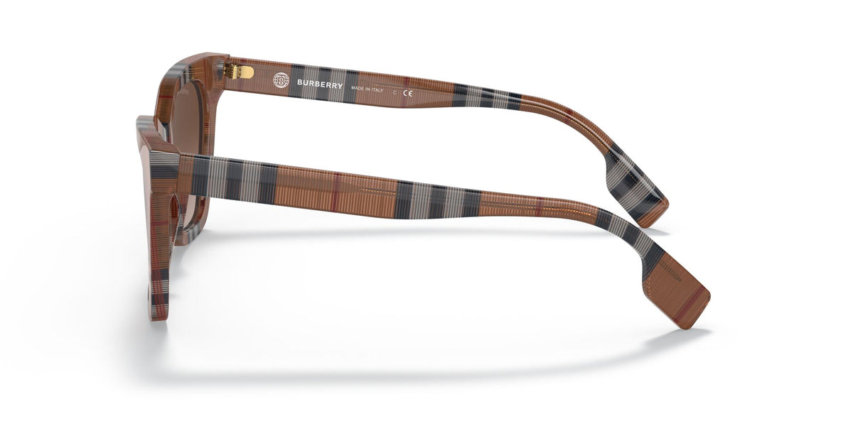 BE 4346 Burberry Elsa Check Brown / Gradient Brown 53 53 / Polyamide Bio / Acetate / Acetate