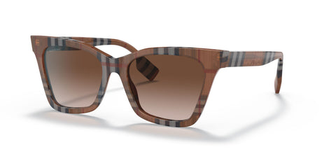 BE 4346 Burberry Elsa Check Brown / Gradient Brown 53 53 / Polyamide Bio / Acetate / Acetate