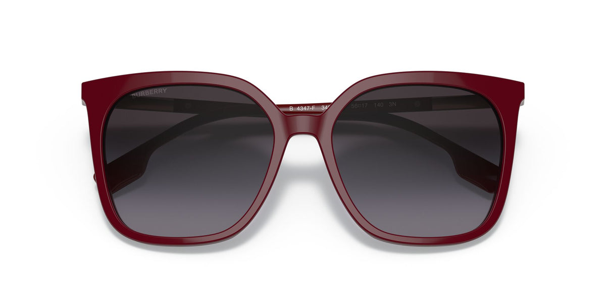 Burberry BE 4347F Bordeaux / Grey Gradient 56 / Plastic / Metal